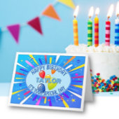 Personalisierter Geburtstag Karte
