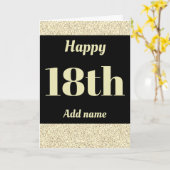 personalisierter Geburtstag Karte (Gelbe Blume)