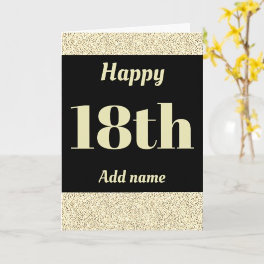 personalisierter Geburtstag Karte (Gelbe Blume)