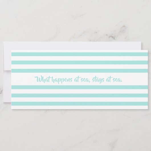 Personalisierter Geburtstag Kreuzfahrt Boarding Pa (Rückseite)