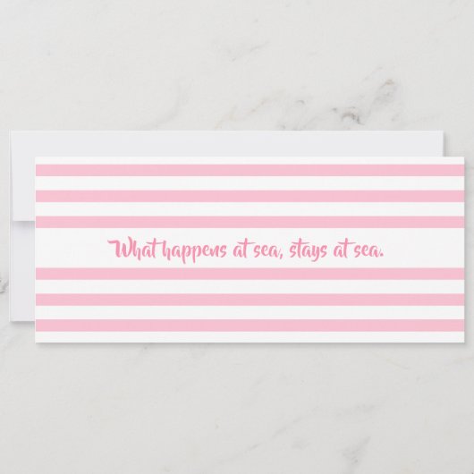 Personalisierter Geburtstag Kreuzfahrt Boarding Pa (Rückseite)