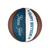 PERSONALISIERTER GEBURTSTAG MINI BASKETBALL (Vertikal)