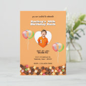 Personalisierter Geburtstag mit Candy-Themed Einladung (Stehend Vorderseite)
