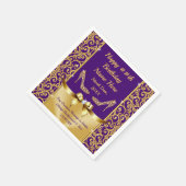 Personalisierter Geburtstag Napkins, FARBEN ändern Serviette (Ecke)