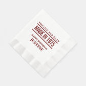 Personalisierter Geburtstag Napkins Serviette (Ecke)