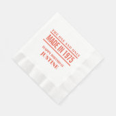 Personalisierter Geburtstag Napkins Serviette (Ecke)