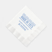 Personalisierter Geburtstag Napkins Serviette (Ecke)