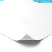 personalisierter Geburtstag Poster (Ecke)