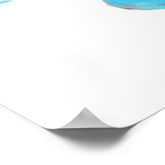 personalisierter Geburtstag Poster (Ecke)