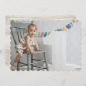 Personalisierter Geburtstag: "Schauen Sie, wer sic Einladung (Vorne/Hinten)