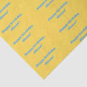 Personalisierter Geburtstag Seidenpapier (Detail)