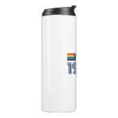 Personalisierter Geburtstag Thermosbecher (Nach links gedreht)