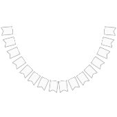 Personalisierter Geburtstag, Urlaub & Party Wimpelkette (Alle)