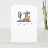 Personalisierter Geburtstag | Vintage Kamera Karte (Rückseite)