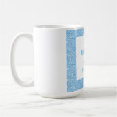 Personalisierter Geburtstag von uns allen Tasse (Links)