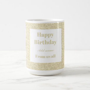 Personalisierter Geburtstag von uns allen Tasse
