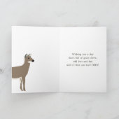 Personalisierter Geburtstag von Wildschweinen Karte (Innenseite)