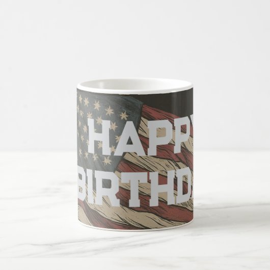 Personalisierter Geburtstag wünscht Tasse einzigar (Mittel)