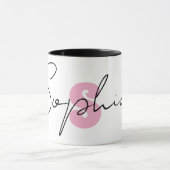 Personalisierter Geburtstags-Kaffeebecher mit indi Tasse (Zentrum)