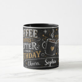 Personalisierter Geburtstags-Kaffeebecher Tasse