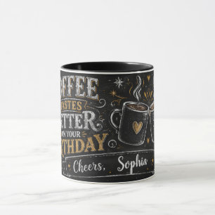Personalisierter Geburtstags-Kaffeebecher Tasse