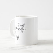 Personalisierter Geburtstagsbecher als Geschenk fü Kaffeetasse (Vorderseite Links)