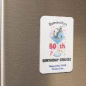 Personalisierter Geburtstagscocktail Magnet