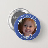 Personalisierter Geburtstagskind| Name und Foto Button (Vorne & Hinten)