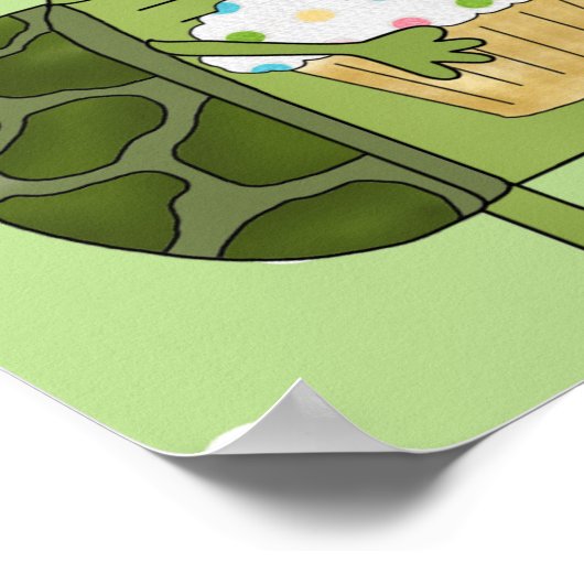 Personalisierter Geburtstagskurtelbanner Poster (Ecke)