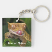 Personalisierter Gecko Schlüsselanhänger (Rückseite)