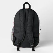 Personalisierter gedruckter Rucksack (Rückseite)
