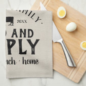 Personalisierter Gefüttert Körnerschlauch Geschirrtuch (Viertel Falte)