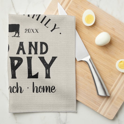 Personalisierter Gefüttert Körnerschlauch Geschirrtuch (Viertel Falte)