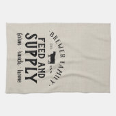 Personalisierter Gefüttert Körnerschlauch Geschirrtuch (Horizontal)