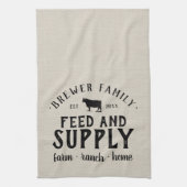 Personalisierter Gefüttert Körnerschlauch Geschirrtuch (Vertikal)