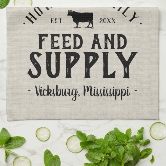 Personalisierter Gefüttert Körnerschlauch Geschirrtuch (Gefaltet)