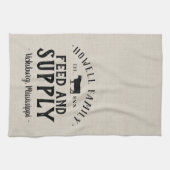 Personalisierter Gefüttert Körnerschlauch Geschirrtuch (Horizontal)