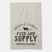 Personalisierter Gefüttert Körnerschlauch Geschirrtuch (Vertikal)