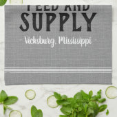 Personalisierter Gefüttert Körnerschlauch Geschirrtuch (Gefaltet)