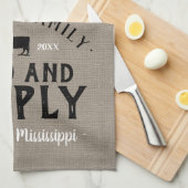 Personalisierter Gefüttert Körnerschlauch Handtuch (Viertel Falte)