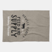 Personalisierter Gefüttert Körnerschlauch Handtuch (Horizontal)