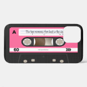 Personalisierter Gehäuse für das  Kassettenband in Case-Mate iPhone Hülle (Rückseite (Horizontal))