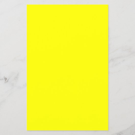 Personalisierter, gelber Flyer für jeden Fall (Hinten)