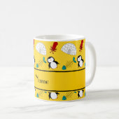Personalisierter gelber kaffeetasse (VorderseiteRechts)