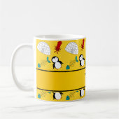 Personalisierter gelber kaffeetasse (Links)