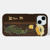 Personalisierter, gelber Mohnansatz Case-Mate iPhone Hülle (Rückseite (Horizontal))