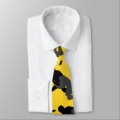 Personalisierter gelber NamensWrestling Krawatte (Gebunden)