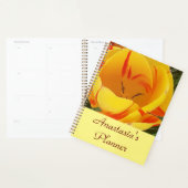 Personalisierter Gelbfrühlingshügel Planer (Anzeige)