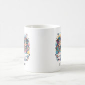 Personalisierter Gemini Farbiger Astrologie Tierkr Kaffeetasse (Mittel)