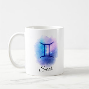 Personalisierter Gemini-Tasse-Geschenk zum Geburts Kaffeetasse